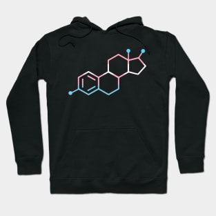 Estrogen Molecule Symbol - Trans Hoodie